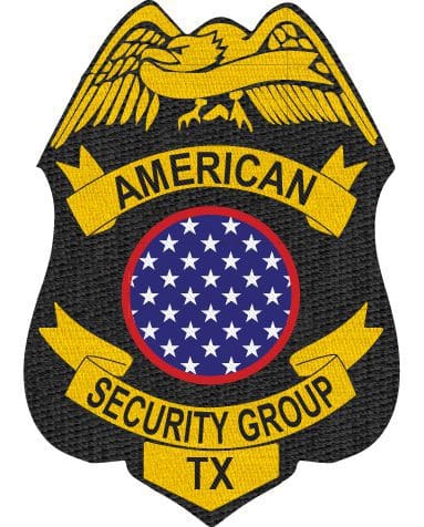 embroidered patches for clothes American security group with black background and black text eagle a close-up of a badge a patch of a security group