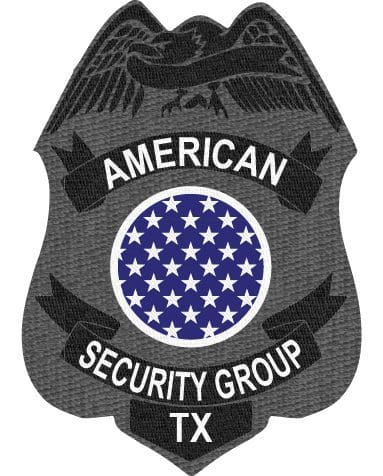 embroidered patches for clothes American security group with gray background and black eagle. a close-up of a badge a patch of a security group