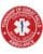 custom iron on patches township Emergency Medical services Ambulance patch a red and white logo