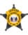 clothe patch Filmore Guard services officer a yellow star with a yellow and black star with a flag and a white background