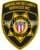 custom iron patches with American security services a yellow and black badge with a star and text