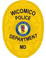 embroidered patches for cloth with Wicomico police department patch a yellow badge with a blue circle and a blue circle with a blue circle and a white circle with a blue circle with a red and black text