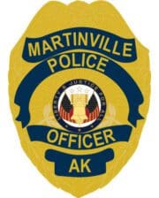 custom patches for shirts Martinville police officer a yellow and blue police badge