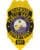 custom patch on shirts with Rosewood public safety department ERT state of florida seal a yellow badge with black text