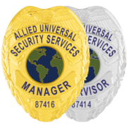 Allied Universal Badges Owl Badges