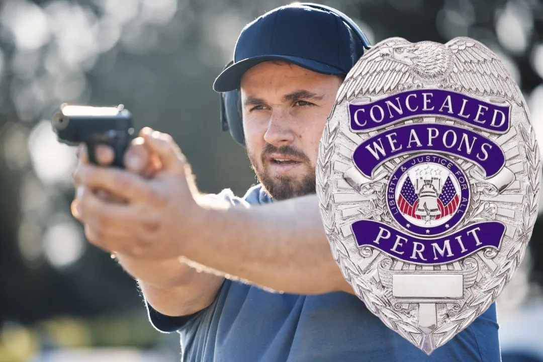 Concealed weapon permit badge-2