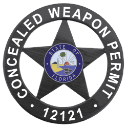 Concealed weapons permit badge