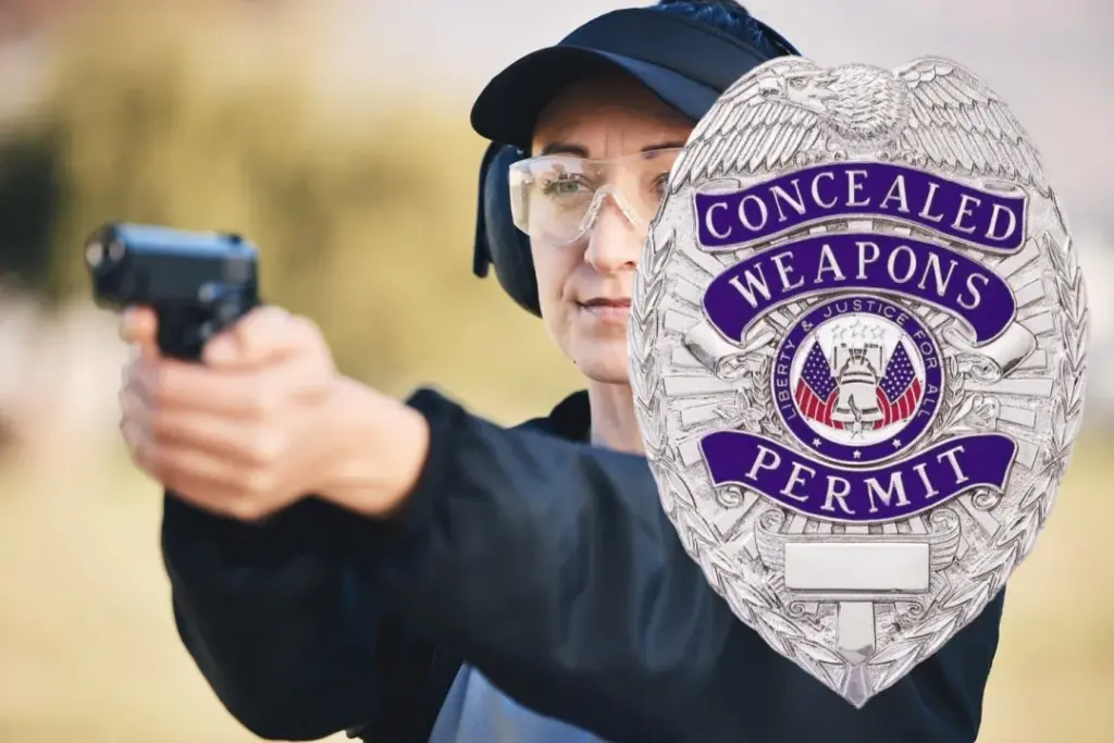 Concealed weapon permit badge-2