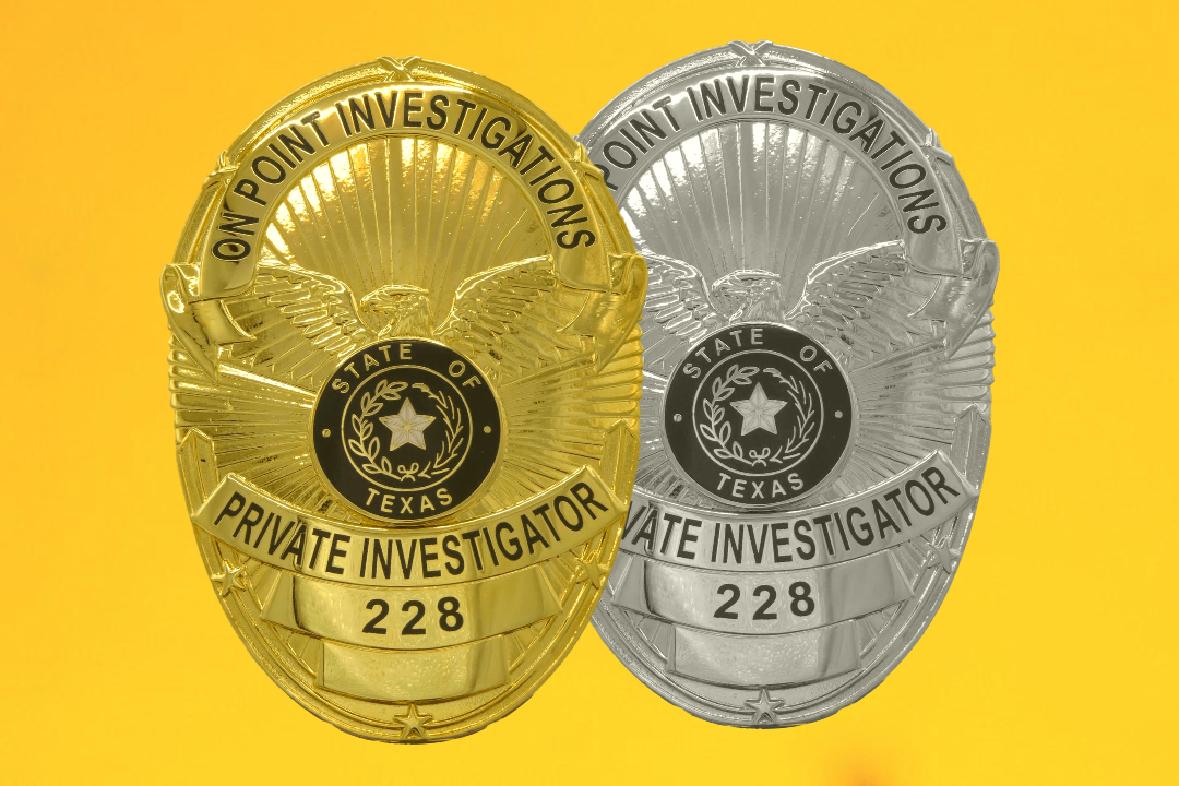 Investigator badge detective badge