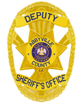 Sheriff badge abbyville county