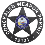 Private Security Badge Star With Circle Badge