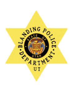 Gold Police Badge