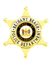 Gold Police Badge