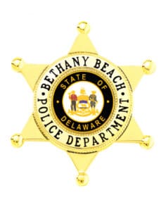 Gold Police Badge