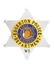 Silver Police Badge