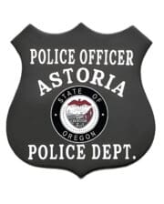 Black Police Badge