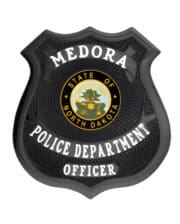 Black Police Badge