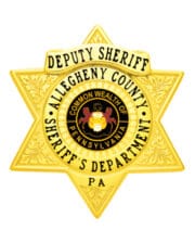 Gold Police Badge