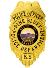 Gold Police Badge