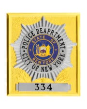 Silver New York Police Badge