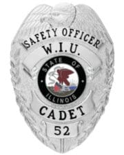 badge for police Safety Officer Cadet Silver Badge Style # 2-c14-2