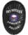 police badge Lamonte Police officer Black badge with white text. Style # 8-d13-2