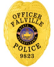 Gold Police Badge