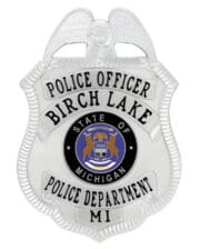 Silver Police Badge