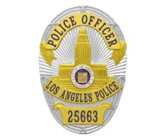 LAPD Police Badge