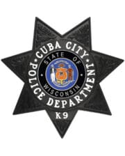 Black Police Badge