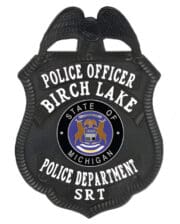 Black Police Badge