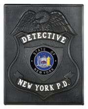 police badge Black New York Police Badge