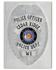 Silver Police Badge