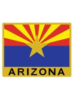 Arizona State Flag Patch Thin Blue Line