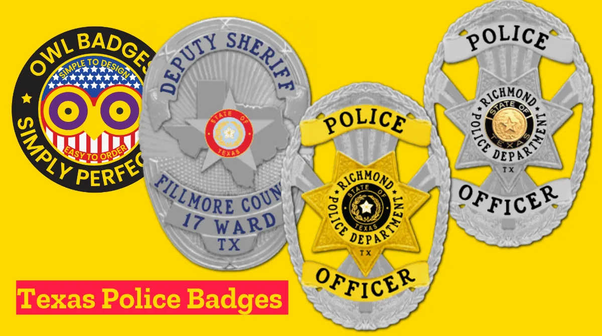 Texas police badges featured image