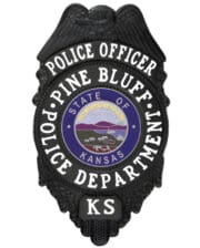 Black Police Badge