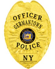 Gold Police Badge