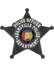 Black Police Badge