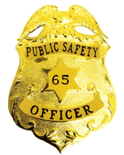 Custom law enforcement badges safety officer