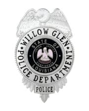 Silver Police Badge