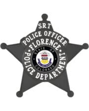 Black Police Badge