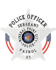 Silver Police Badge