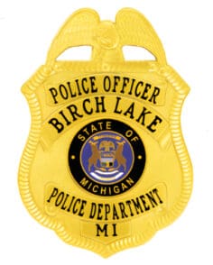 Gold Police Badge