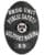 cops badge k9 unit a black badge with white text