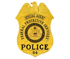 Special Agent Federal Protective Services Badges