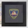 Police Badge Shadow Box Display For Metal Badges Medium