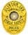 badge for police Clinton Public Safety Sergeant gold badge with star. Style # 5-d12