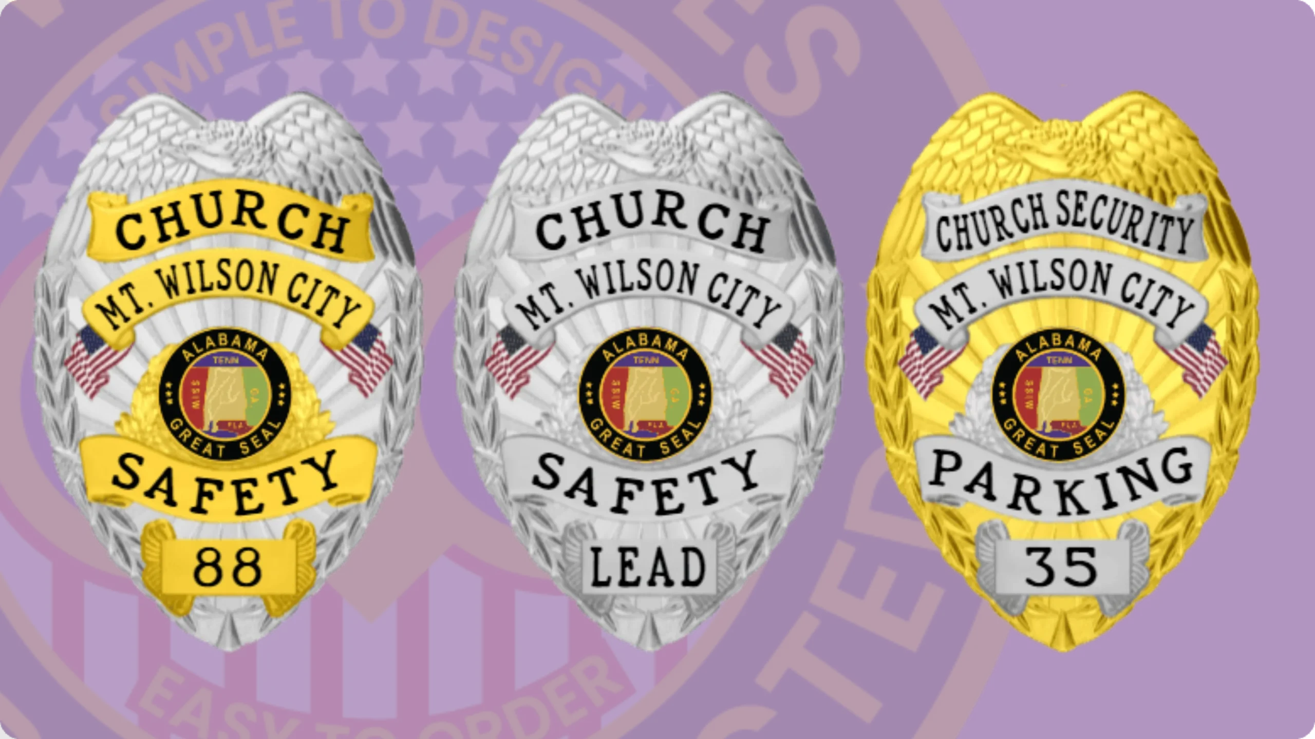 Church safety badges: custom security badges for your congregation