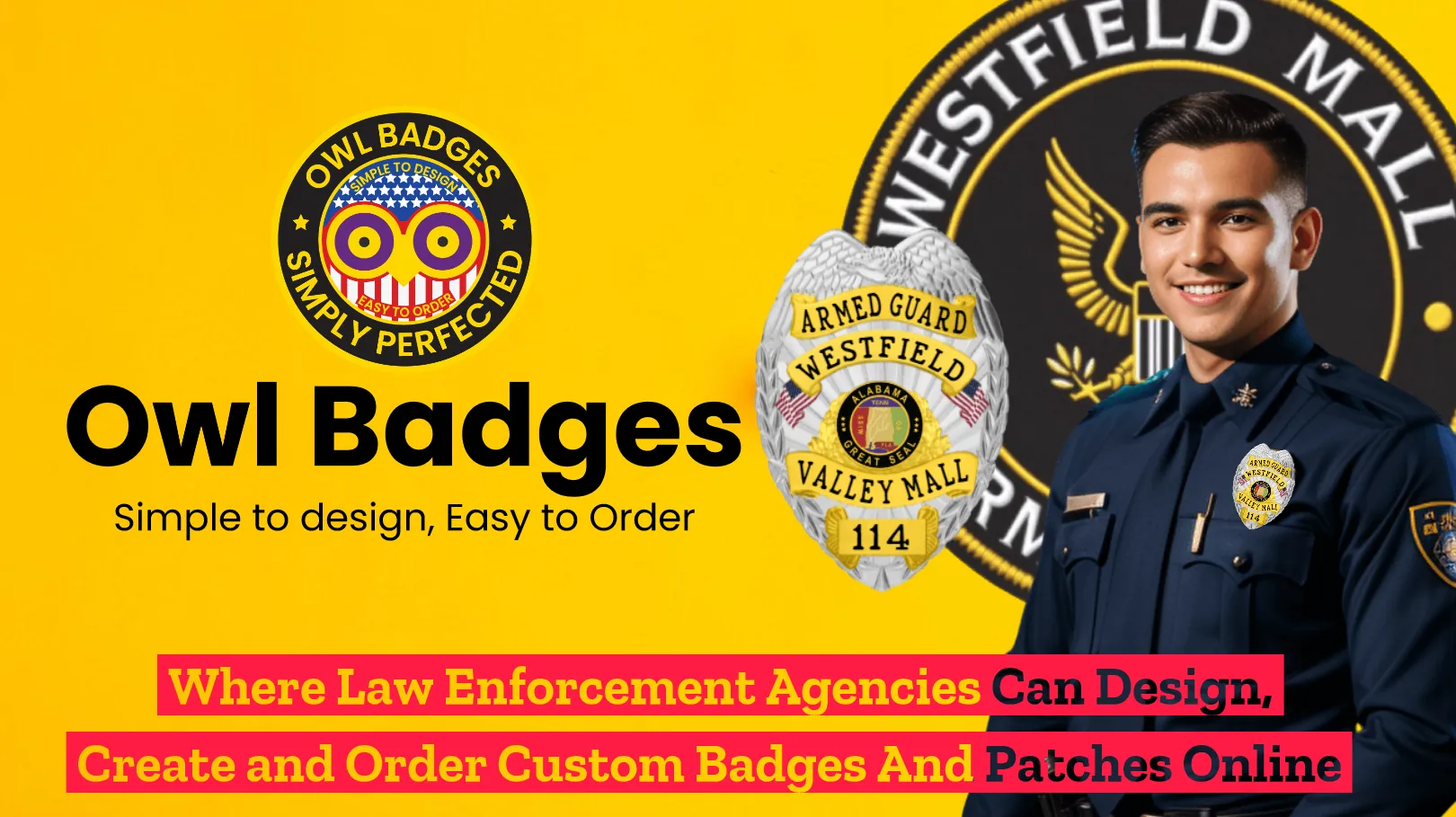 Security guard badges: personalize badges for your security guard company