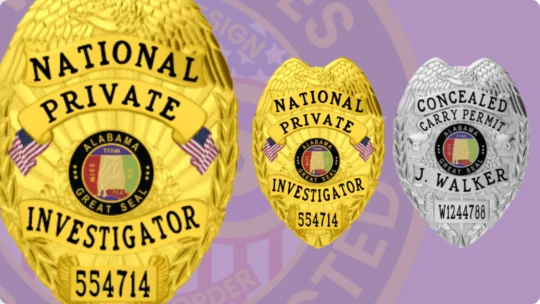 Order Private Detective Badges and Investigator Badges for All Private Investigation Agencies!